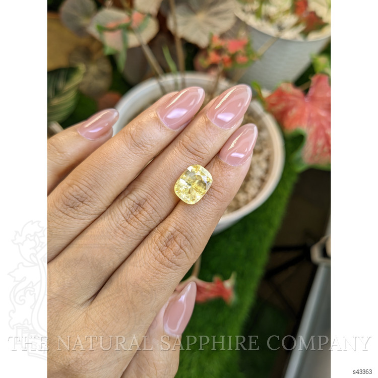 6.42 Ct. Yellow Sapphire from Ceylon (Sri Lanka)