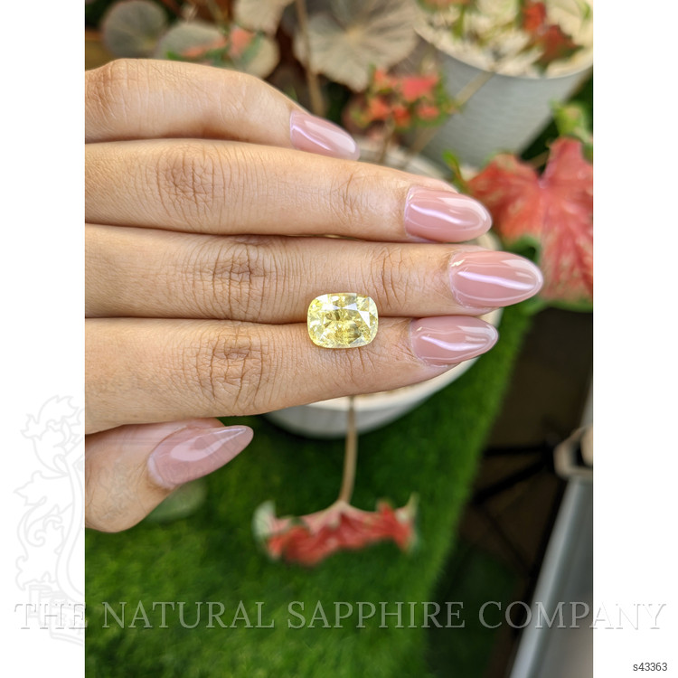 6.42 Ct. Yellow Sapphire from Ceylon (Sri Lanka)