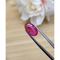 5.26 Ct. Pinkish Purple Cabochon Sapphire from Tanzania Life Style