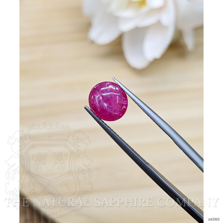 4.35 Ct. Pinkish Purple Cabochon Sapphire from Tanzania