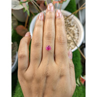 1.29 Ct. Pink Cabochon Sapphire from Tanzania Life Style