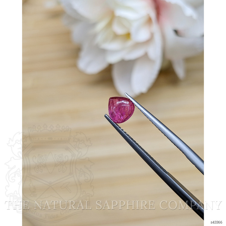 1.29 Ct. Pink Cabochon Sapphire from Tanzania