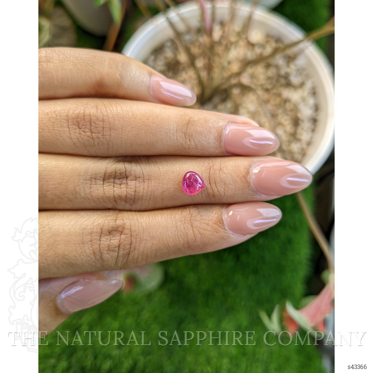 1.29 Ct. Pink Cabochon Sapphire from Tanzania