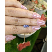 1.32 Ct. Violet Sapphire from Tanzania Life Style