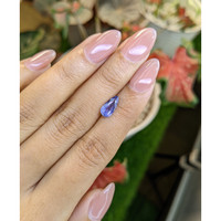 1.32 Ct. Violet Sapphire from Tanzania Life Style