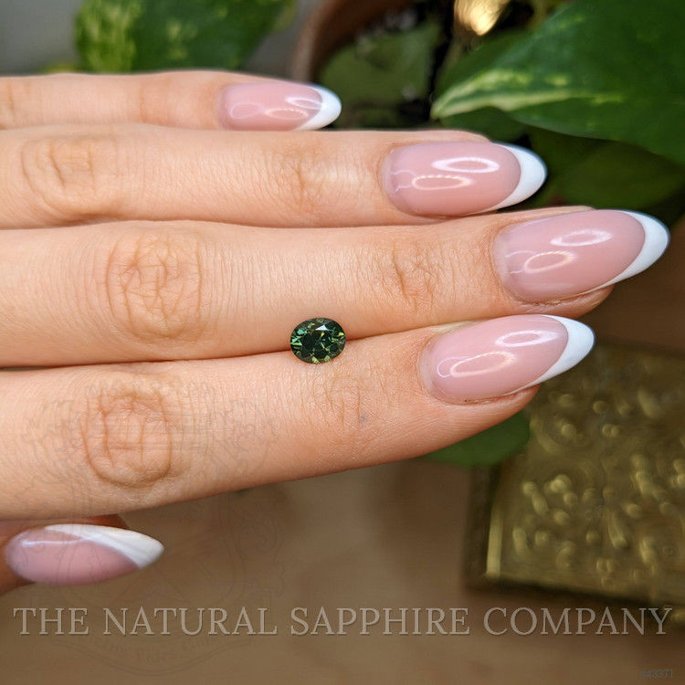 1.12 Ct. Green Sapphire from Montana