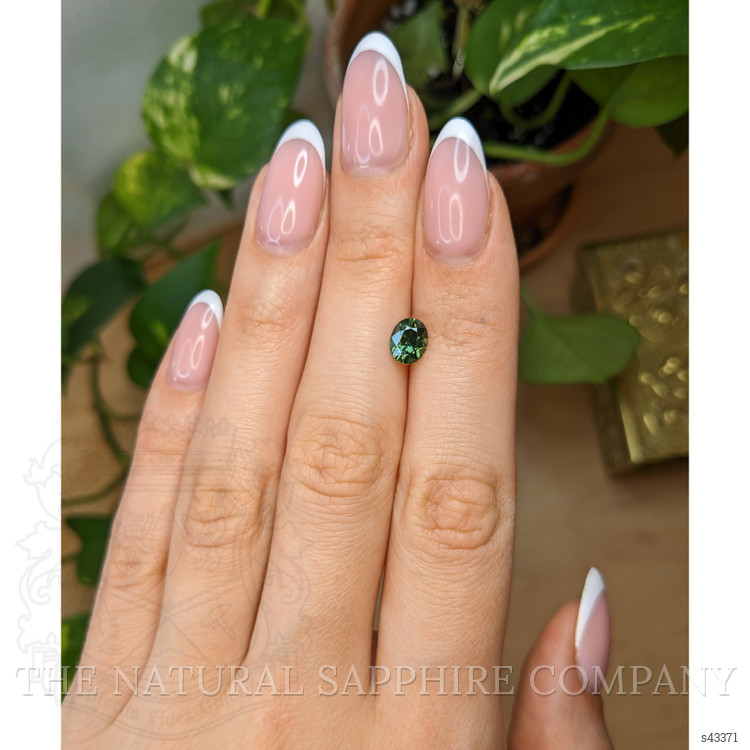 1.12 Ct. Green Sapphire from Montana