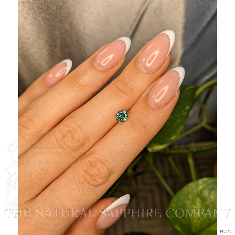 1.07 Ct. Bluish Green Sapphire from Montana