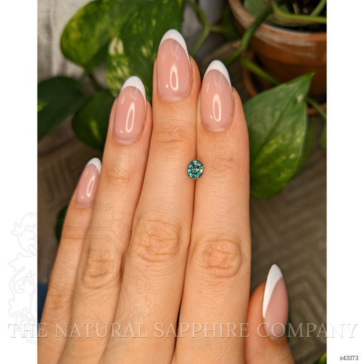 1.07 Ct. Bluish Green Sapphire from Montana