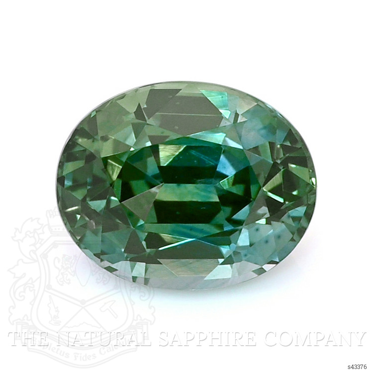 2.03 Ct. Bluish Green Sapphire from Montana