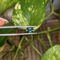 2.03 Ct. Bluish Green Sapphire from Montana Life Style