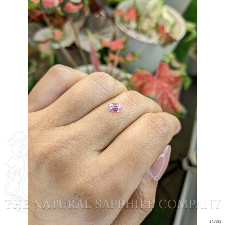 0.78 Ct. Purplish Pink Sapphire from Tanzania