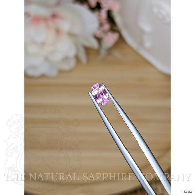 0.78 Ct. Purplish Pink Sapphire from Tanzania