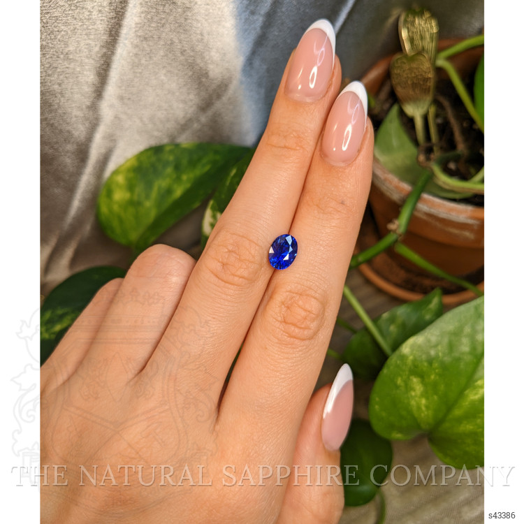 2.58 Ct. Blue Sapphire from Ceylon (Sri Lanka)