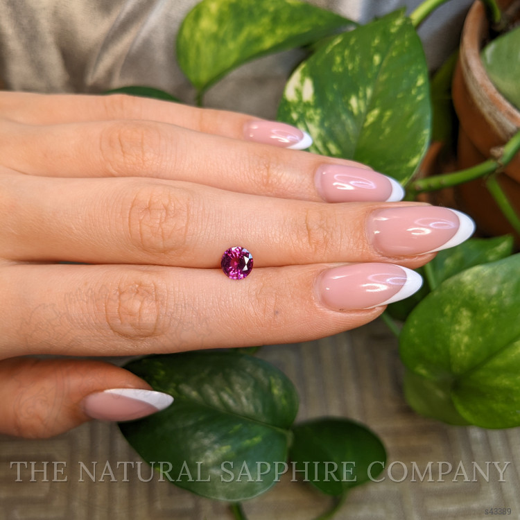 1.24 Ct. Purplish Pink Sapphire from Madagascar