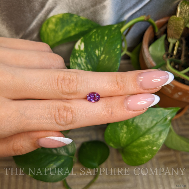 1.56 Ct. Pinkish Purple Sapphire from Madagascar