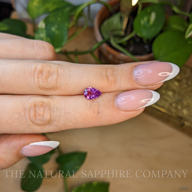 1.54 Ct. Pinkish Purple Sapphire from Madagascar