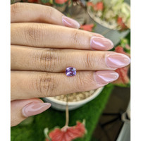 1.56 Ct. Pinkish Purple Sapphire from Ceylon (Sri Lanka) Life Style
