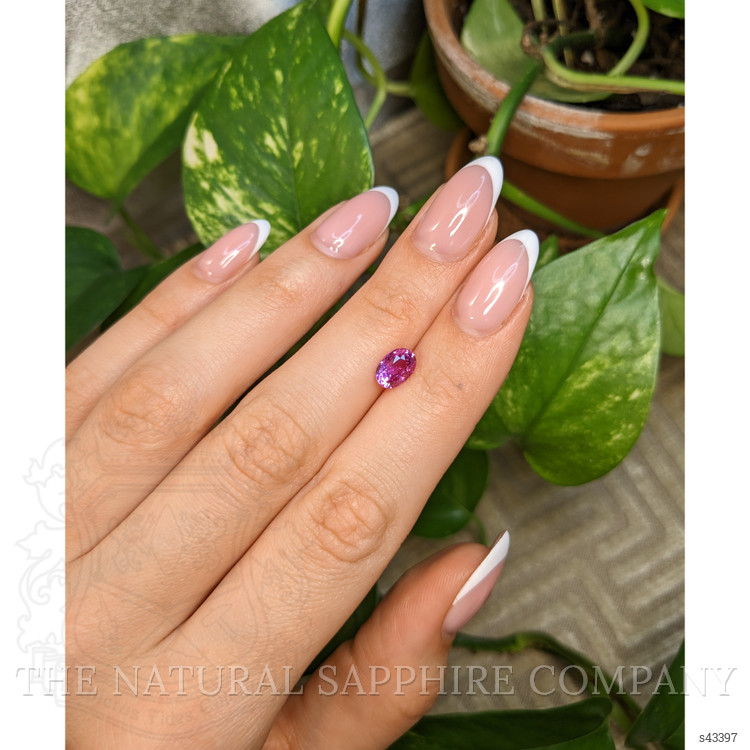 1.53 Ct. Purplish Pink Sapphire from Madagascar