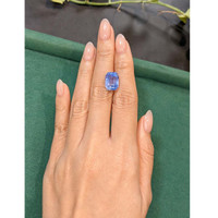 10.50 Ct. Blue Sapphire from Ceylon (Sri Lanka) Life Style