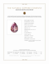 2.18 Ct. Purplish Pink Sapphire from Ceylon (Sri Lanka) Scan Report