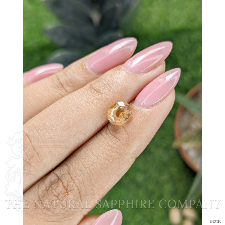 2.09 Ct. Peach Sapphire from Ceylon (Sri Lanka)