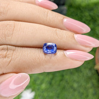 2.61 Ct. Blue Sapphire from Ceylon (Sri Lanka) Life Style