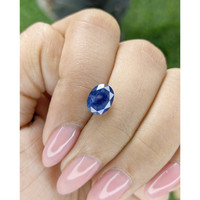 2.60 Ct. Blue Sapphire from Ceylon (Sri Lanka) Life Style