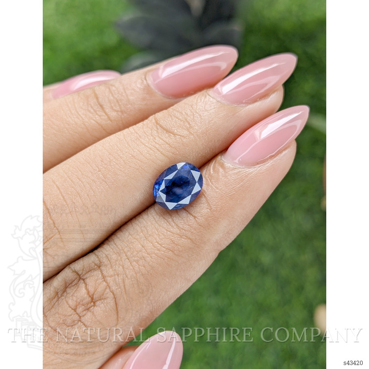 2.60 Ct. Blue Sapphire from Ceylon (Sri Lanka)