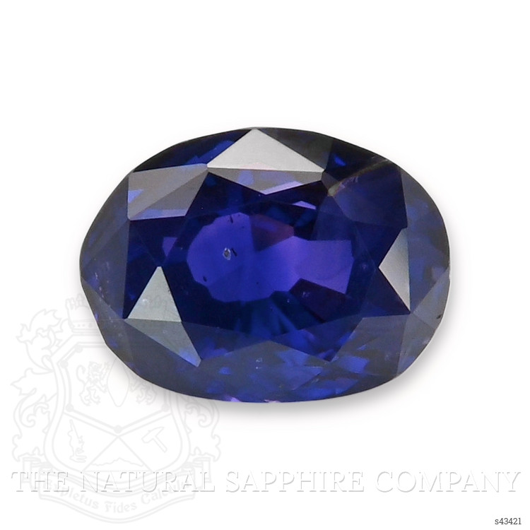 2.01 Ct. Purplish Blue Sapphire from Ceylon (Sri Lanka)