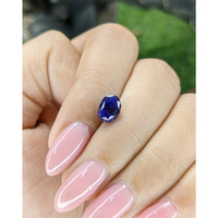 2.01 Ct. Purplish Blue Sapphire from Ceylon (Sri Lanka) Life Style