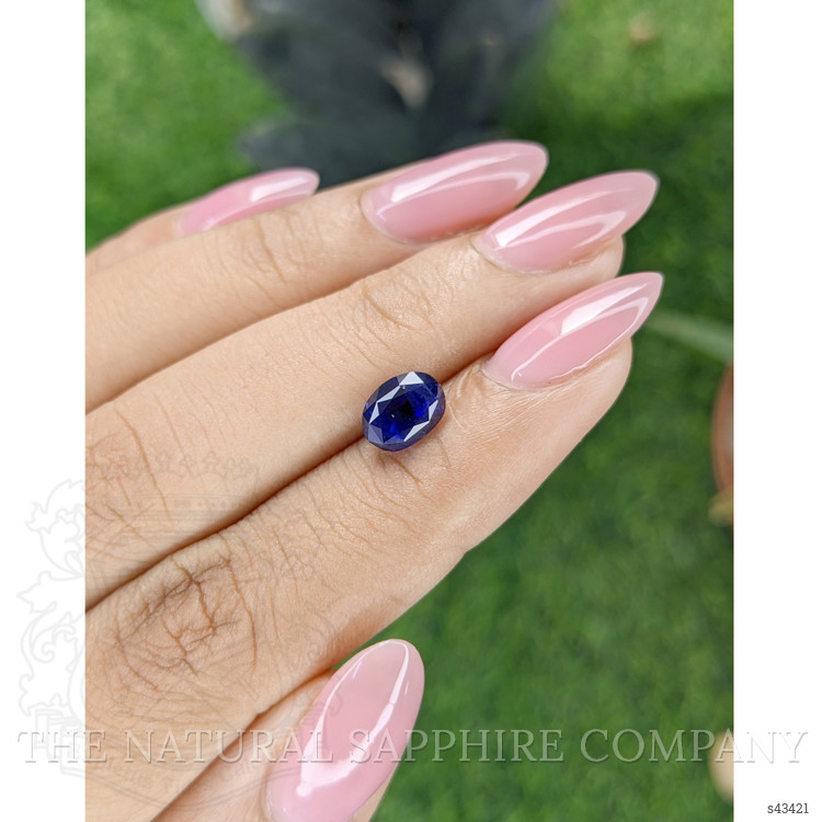 2.01 Ct. Purplish Blue Sapphire from Ceylon (Sri Lanka)