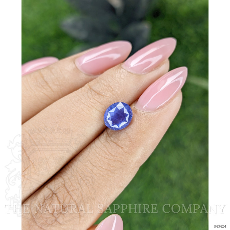 2.09 Ct. Purplish Blue Sapphire from Ceylon (Sri Lanka)