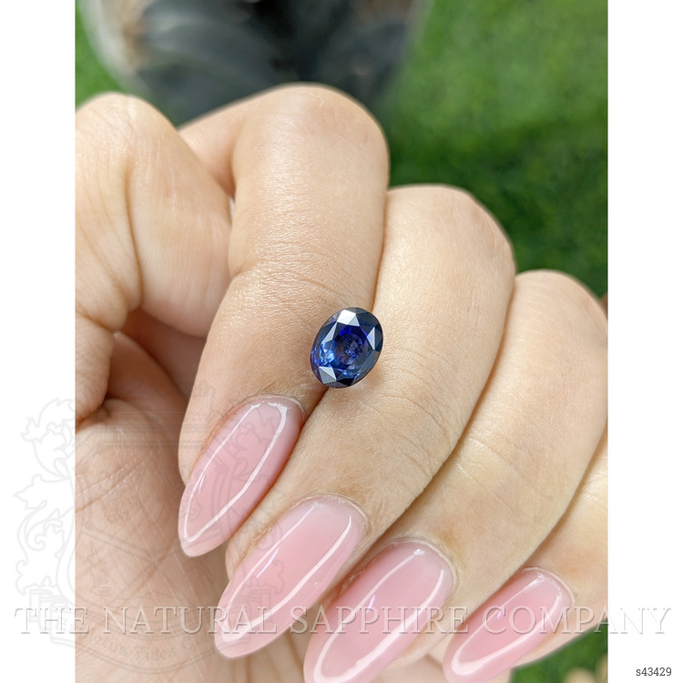 2.12 Ct. Blue Sapphire from Ceylon (Sri Lanka)