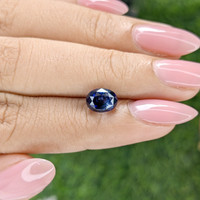 2.12 Ct. Blue Sapphire from Ceylon (Sri Lanka) Life Style