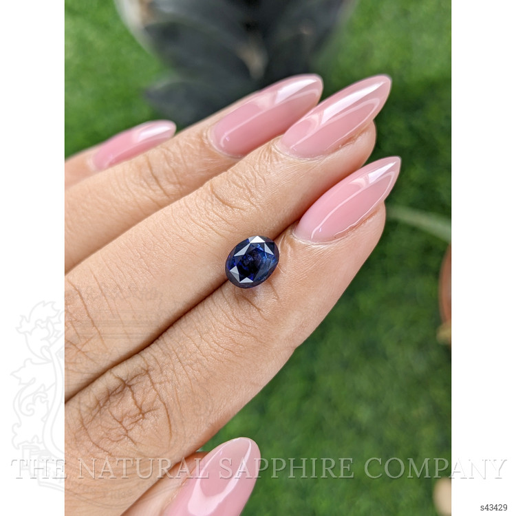 2.12 Ct. Blue Sapphire from Ceylon (Sri Lanka)