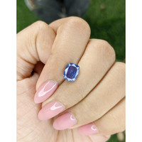 2.04 Ct. Blue Sapphire from Ceylon (Sri Lanka) Life Style
