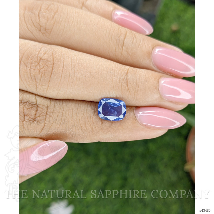 2.04 Ct. Blue Sapphire from Ceylon (Sri Lanka)