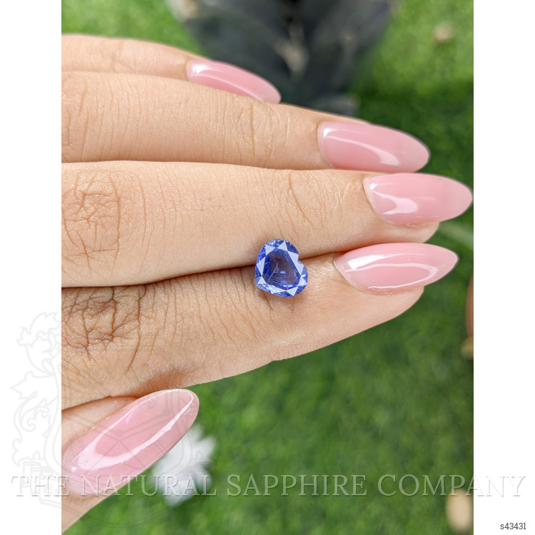 2.02 Ct. Blue Sapphire from Ceylon (Sri Lanka)