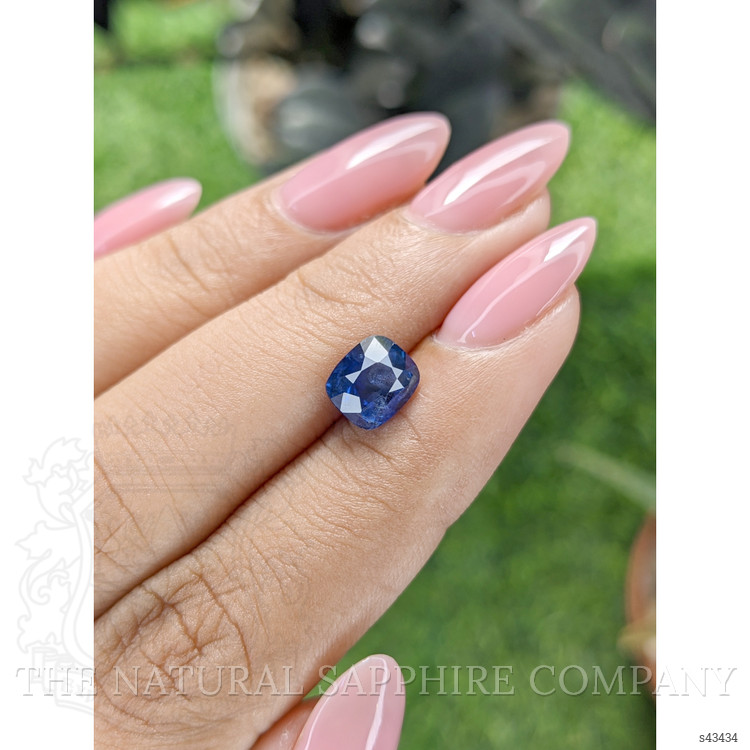 2.06 Ct. Blue Sapphire from Ceylon (Sri Lanka)