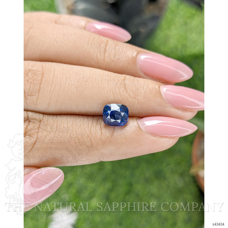 2.06 Ct. Blue Sapphire from Ceylon (Sri Lanka)