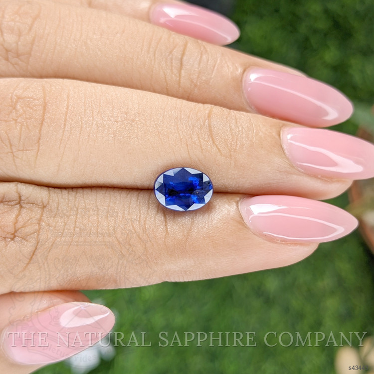 2.02 Ct. Blue Sapphire from Ceylon (Sri Lanka)
