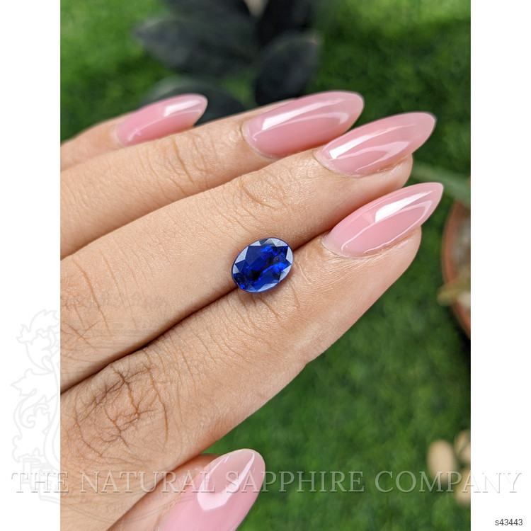 2.02 Ct. Blue Sapphire from Ceylon (Sri Lanka)