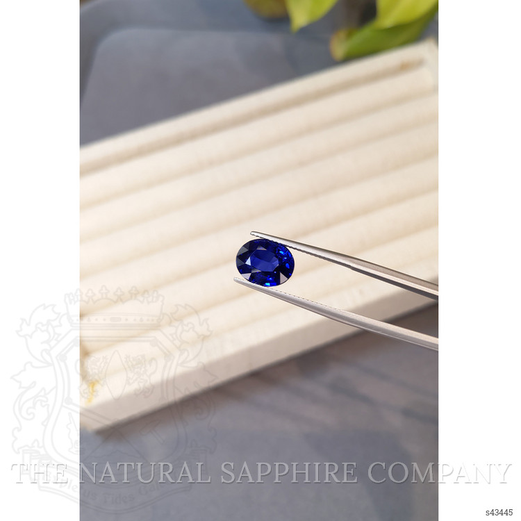 5.04 Ct. Blue Sapphire from Ceylon (Sri Lanka)