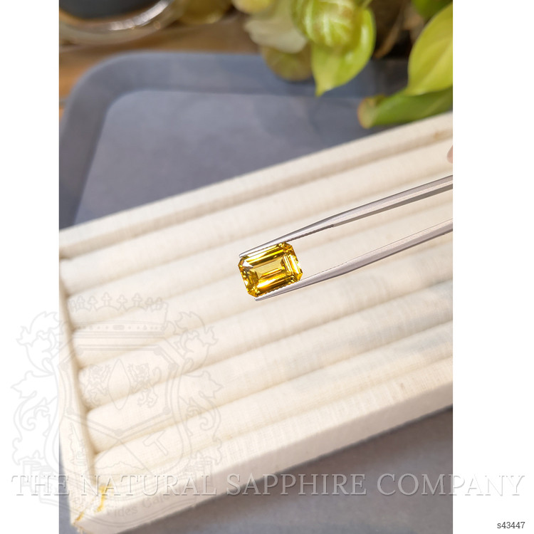 5.39 Ct. Yellow Sapphire from Ceylon (Sri Lanka)