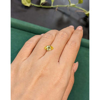 2.05 Ct. Yellow Sapphire from Madagascar Life Style