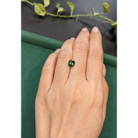 2.06 Ct. Green Sapphire from Madagascar Life Style