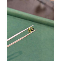 2.00 Ct. Yellowish Green Sapphire from Madagascar Life Style