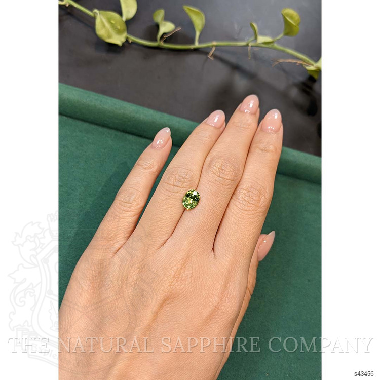 2.15 Ct. Green Sapphire from Madagascar