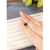 1.70 Ct. Bluish Green Sapphire from Madagascar Life Style